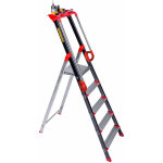 Centaure - escabeau alu 8 marches - hauteur de travail max. 3. 62m - 239208 / mkt