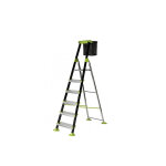 Centaure ? escabeau de jardin 6 marches ? hauteur de travail 3. 28m ? sabots sp�ciaux pour sols irr�guliers ...