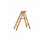 Centaure - escabeau lyonnais bois 4 marches + tablette - hauteur de travail 2, 45m
