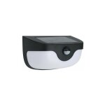 Applique avec dtecteur de mouvement solaire 300 lumen noir - centrale brico
