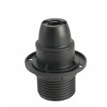 Centrale brico douille �lectrique e14 � vis thermoplastique noir