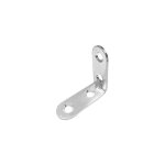 Equerre de chaise fer zingu�, h. 5 cm - centrale brico