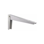 Equerre escamotable acier epoxy blanc, h. 10 x p. 20 cm - centrale brico Equerre escamotable acier epoxy blanc, h. 10 x p. 20 cm - centrale brico