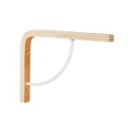 Equerre multi + bois brut naturel, h. 18 x p. 25 cm - centrale brico