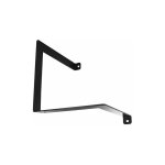 Cime - centrale brico equerre parenth�se acier epoxy noir, h. 15 x p. 15 cm