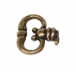 Fausse cl� anglaise en laiton laitonn� ? diam�tre 32 mm ? finition dor�e ? outil pour travaux de pr�cision ...