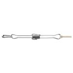 Kit de fixation gris pour toile d'ombrage - centrale brico