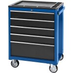 Certeo - eurokraft basic, servante d'atelier, sans outils, avec 5