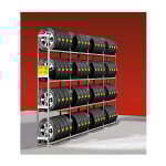 Frankel kaiserkraft, rayonnage galvanis pour pneus, simple