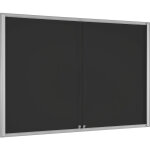 Certeo - frankel kaiserkraft, vitrine d'affichage basic, pour 18 x