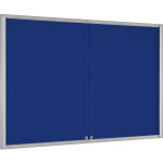 Certeo - frankel kaiserkraft, vitrine d'affichage basic, pour 18 x