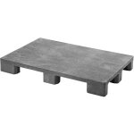 Certeo - ratioform, palette europe en plastique, sans semelles, gris