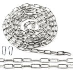 Chaine acier inoxydable 304 chaine 1, 5m ?3 mm chainette metal avec maillons soud�s pour chaine chien ...