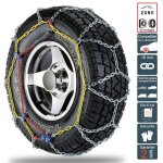 Chaines neige 4x4 suv utilitaires 16mm pneu 205 / 80r16 215 / 75r16 235 / 55r18 homologues loi montagne ...