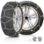 Chaines a neige kit de 2pcs, chaines de pneus antiderapantes, en acier allie au manganese, conduite securitair ...