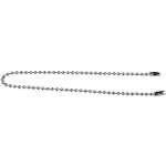 Rs pro - chaîne perlée, laiton chromé, dia. 3. 2mm ( prix pour sachet de 10 ) Rs pro - chaîne perlée, laiton chromé, dia. 3. 2mm ( prix pour sachet de 10 )
