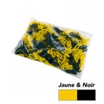 Cha�ne plastique de d�limitation et signalisation. - noir et jaune -