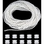 Cha�nette de rechange 10 m ? cordon � billes 4, 5 mm pour stores v�nitiens enrouleurs ? avec 10 connecteurs ...