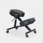Chaise de bureau ergonomique sige assis - genoux similicuir balancesteel lux
