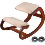 Chaise ergonomique � genoux mophorn capacit� de 220 lb avec coussin de hanche, tabouret � genoux r�glable ...