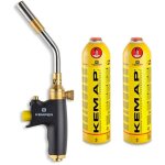 Chalumeau  gaz kit 2 bouteilles propane soudobrasure professionnelle kemper