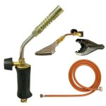 Chalumeau  gaz 3 bruleurs soudure polyvalent 3 buses + tuyau gaz 1. 5m flamme 1850c kemper