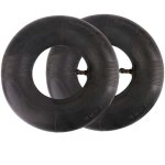 Chambre � air 4. 10 / 3. 50 - 4 pouces lot de 2, remplacement pneus diable, chariot, tondeuse, robuste ...