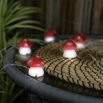 Champignon solaire éclairage de terrasse solaire pour guirlande lumineuse extérieure champignons, 6x ... Champignon solaire éclairage de terrasse solaire pour guirlande lumineuse extérieure champignons, 6x ...
