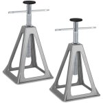 Chandelle crics de levage support de caravane - r�glable 28 � 43 cm - maximale de 1000 kg - pour rv, ...