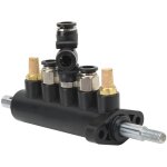 Changeur de pneus, machine de commande d'air, valve � p�dale, 5 voies en alliage d'aluminium, distance ...