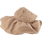 Chapeau de visi�re �t� femme pliable avec protection uv, id�al pour plage et f�tes, taille unique beige ...