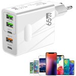 Chargeur 65w charge prise chargeur rapiusb c, adaptateur d'alimentation pour ordinateur portable station ...