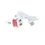 Chargeur allume - cigare 2 ports usb 2. 4a + cble type c - silamp