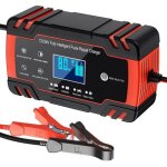 Chargeur de batterie intelligent 12v / 24v 8a, chargeur batterie mainteneur et automatique r�paration ...