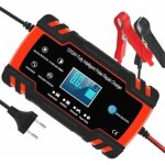 Vurahome - chargeur de batterie intelligent 8a 12v / 24v pour voiture et moto - convient aux batteries ...