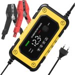 Chargeur de batterie intelligent pour voiture et moto 12v 6a, mainteneur de batterie automatique pour ...