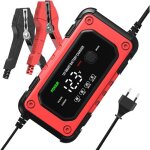 Chargeur de batterie intelligent pour voiture et moto 12v 6a, mainteneur de batterie automatique pour ...