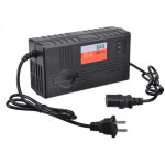 Chargeur batterie moto 60v 20ah affichage led pour trottinette v�lo �lectrique au plomb