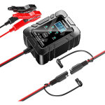 Chargeur de batterie de voiture 1. 5 a, 6 v et 12 v intelligent enti�rement automatique chargeur de batterie ...
