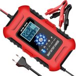 Chargeur de batterie de voiture 10a chargeur intelligent 12v / 24v �cran lcd de batterie de voiture et ...