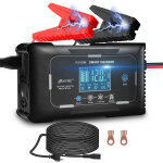 Chargeur batterie voiture 12v / 24v 15a, chargeur batterie auto et moto rapide intelligent, portable ...