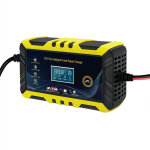 Chargeur de batterie de voiture - chargeur de batterie intelligent 12 v / 6 a, �cran lcd, mainteneur ...