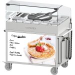 Chariot avec cr�pi�re 40 cm encastr�e et ses accessoires - casselin