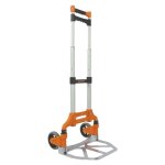 Chariot de manutention chariot à roues diable pliable charge 60 kg leger aluminium brixo Chariot de manutention chariot à roues diable pliable charge 60 kg leger aluminium brixo