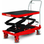 Eberth - chariot lvateur  ciseaux table lvatrice capacit de 300kg extra haute (acier, roues robustes ...