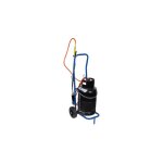 Chariot bleu pour bouteilles de gaz et cylindres, capacité de 100 kg, chaîne de sécurité réglable, cadre ... Chariot bleu pour bouteilles de gaz et cylindres, capacité de 100 kg, chaîne de sécurité réglable, cadre ...