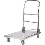 Royal catering - chariot pliable magasin trolley de manutention pliant dossier rabattable 330kg