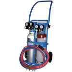 Chariot de soudage oxyac�tyl�nique portable gce charledave oxyflam f161041 3100 �c bleu