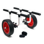 Wiltec - chariot de transport - largeur rglable 180 - 310 mm - charge 90 kg - en aluminium - avec grande ...