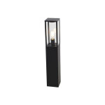 Charlois - lampe sur pied extrieur - 1 lumire - l 14 cm - noir - rustique - clairage extrieur - qazqa ...